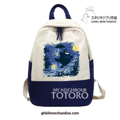 Funny Studio Ghibli Canvas Backpack 7