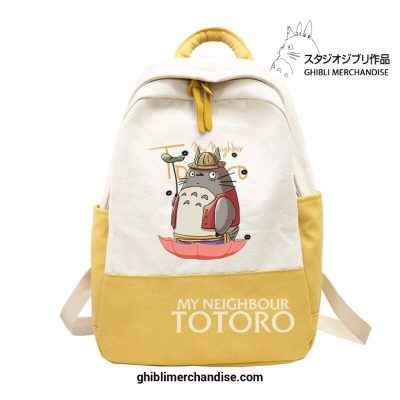 Funny Studio Ghibli Canvas Backpack 8