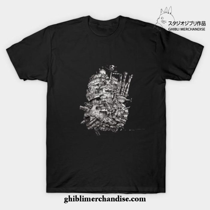 Howl_S Moving Castle T-Shirt Black / S