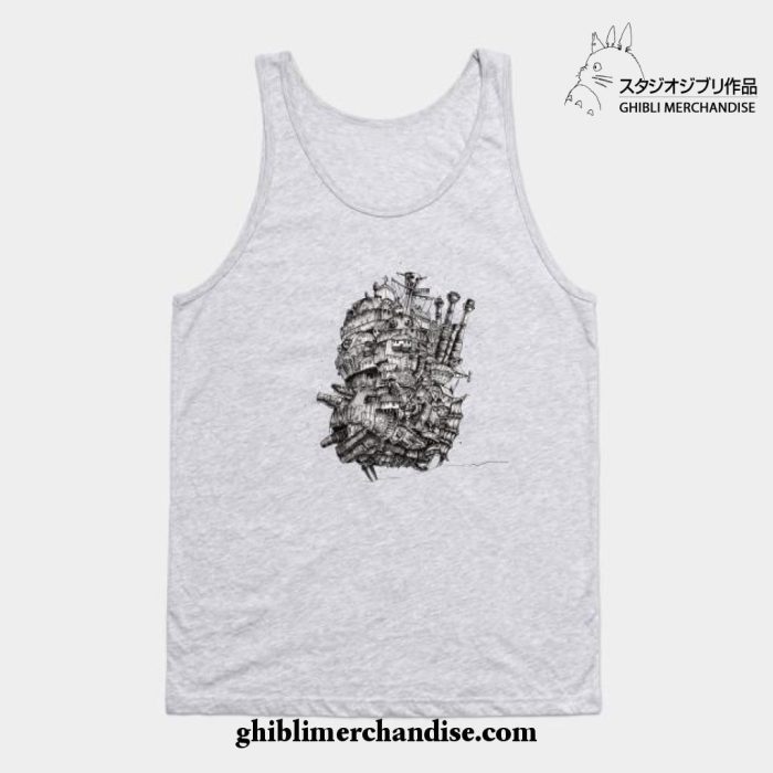 Howl_S Moving Castle Tank Top Gray / S