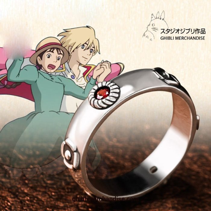 Howlss Moving Castle Ring Sliver