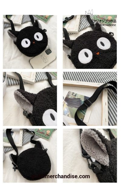 Kikis Delivery Service Black Jiji Cat Shoulder Bag