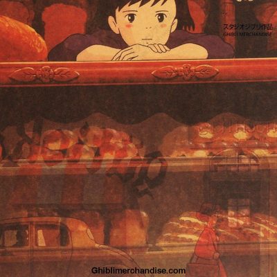 Kiki's Delivery Service Cartoon Movie Poster