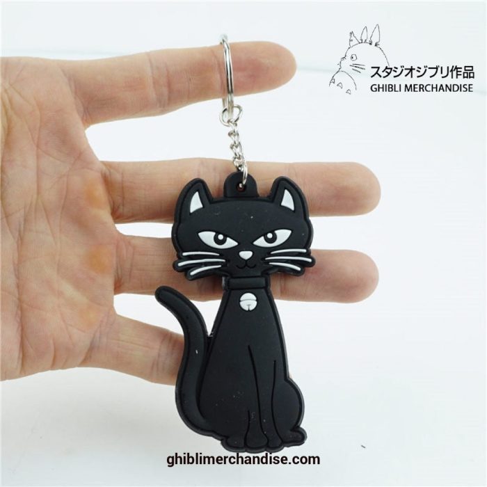 Kikis Delivery Service Jiji Black Cat Red Neck Strap Lanyard