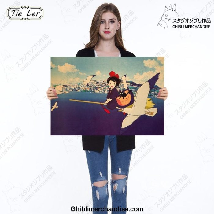 Kiki's Delivery Service Style Home Decor Poster