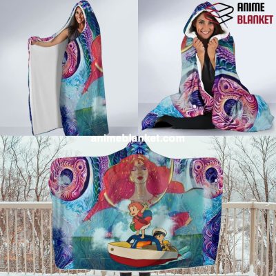 Magical Ponyo Hooded Blanket