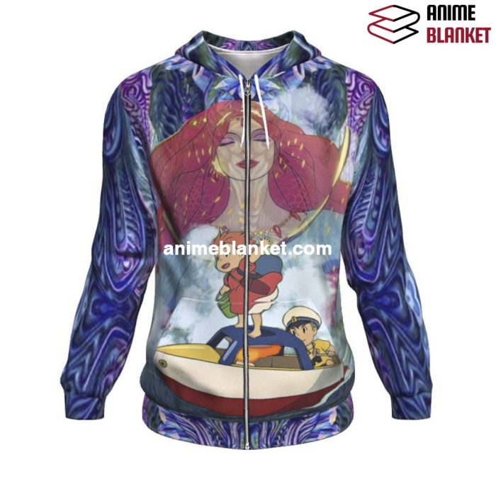 Magical Ponyo Hoodie Zip / S