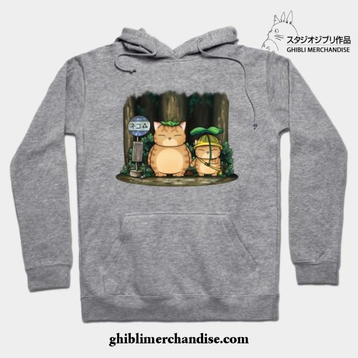 My Neighbor Fat Cat Hoodie Gray / S