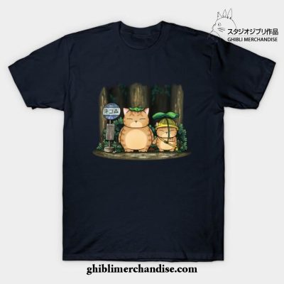 My Neighbor Fat Cat T-Shirt Navy Blue / S