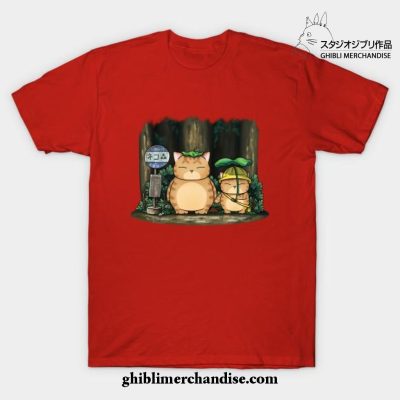 My Neighbor Fat Cat T-Shirt Red / S