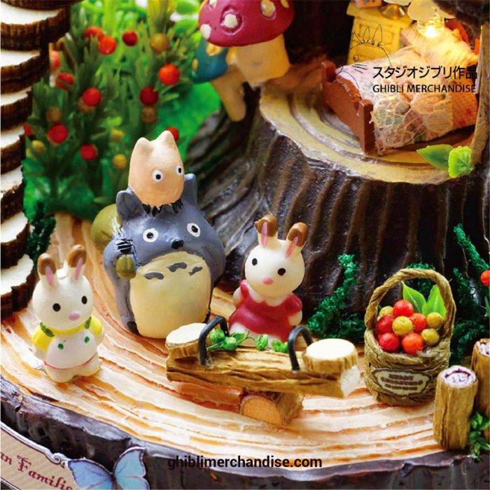 My Neighbor Totoro Music Box Diy Handmade Led Lamp