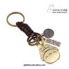 New Fashion Cute Totoro Keychain Leather Keyring