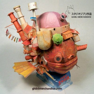 New Howls Moving Castle Action Figure 3D Paper Puzzle Model Handmade Toy