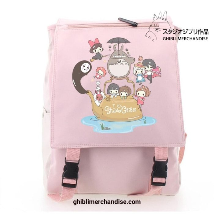 New Studio Ghibli Chibi Cute Backpack Pink