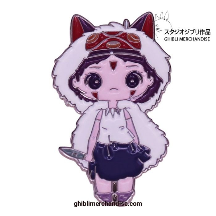 Princess Mononoke San Hard Enamel Pin