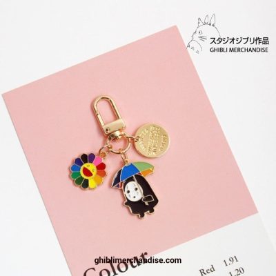 Spirited Away Cute No Face Keychain 2