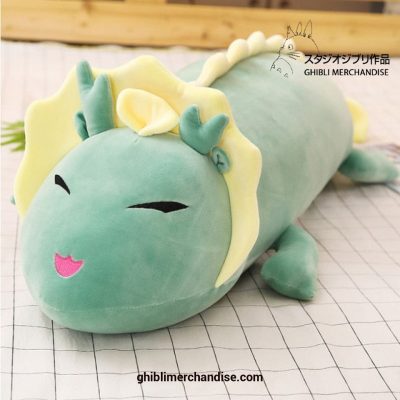 Spirited Away Haku White Dragon Long Pillow Plush 130Cm / Green