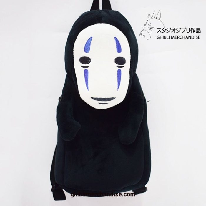 Spirited Away No Face Man Backpack Plush Blue