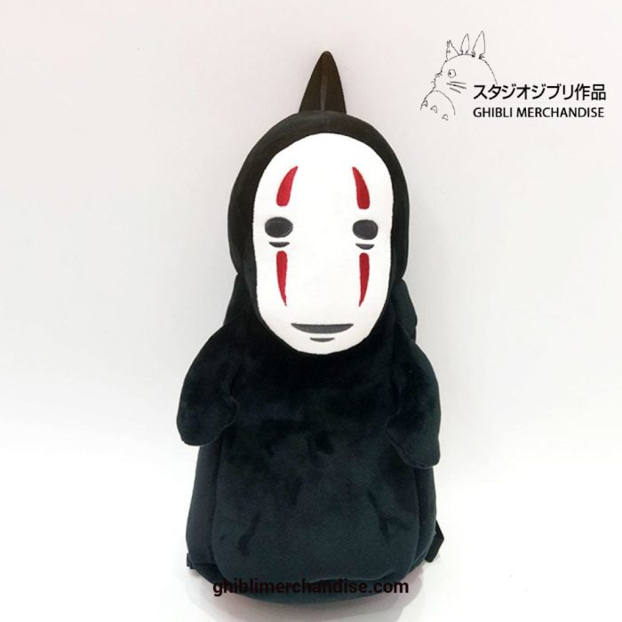 Spirited Away No Face Man Backpack Plush Red