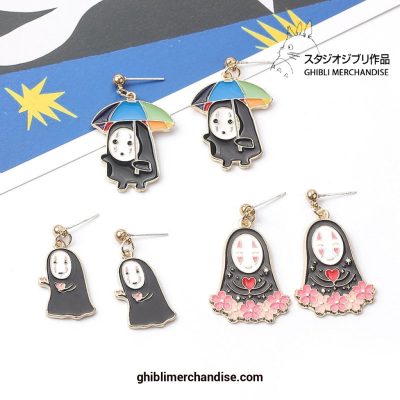 Spirited Away No Face Man Earrings