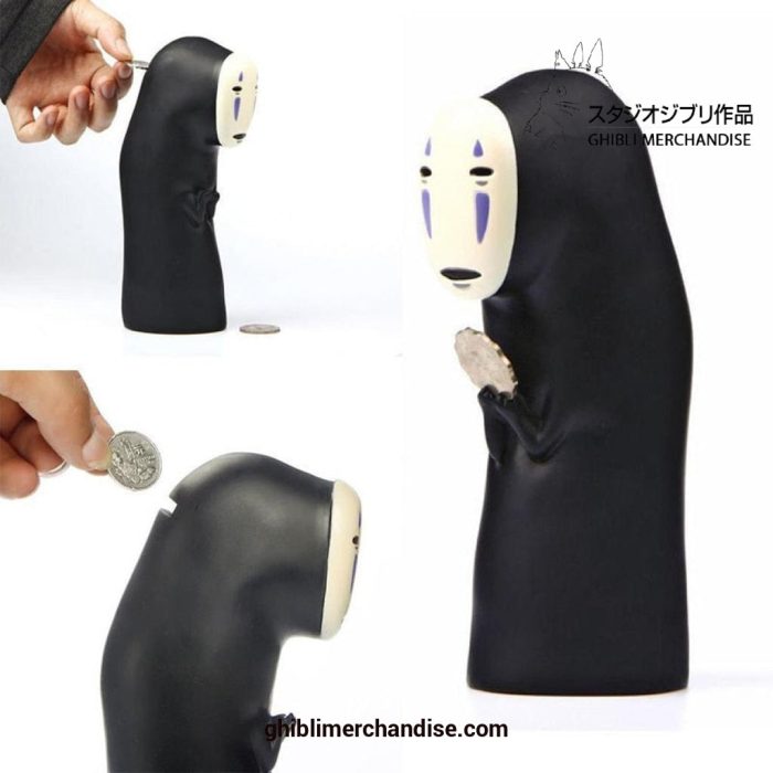 Spirited Away No Face Man Figure Doll Money Box