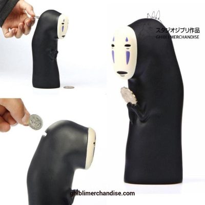 Spirited Away No Face Man Figure Doll Money Box B