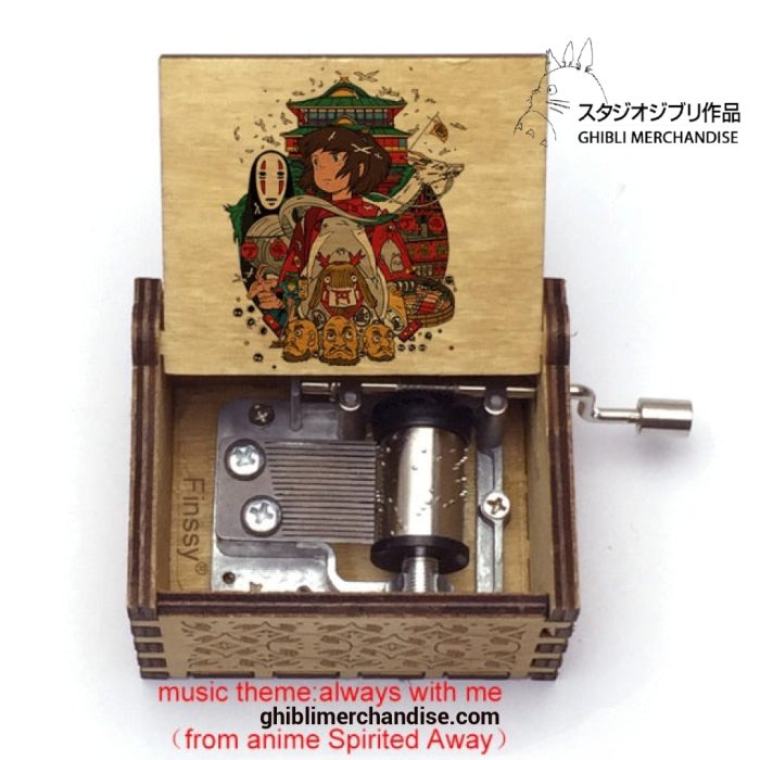 Spirited Away Wooden Music Box 2