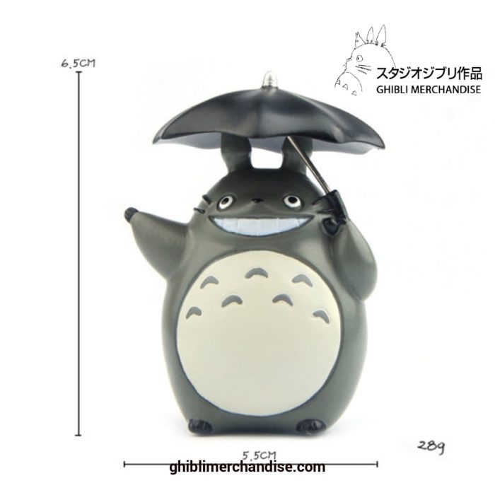 Studio Ghibli Totoro Cat Bus With Umbrella Figure 2