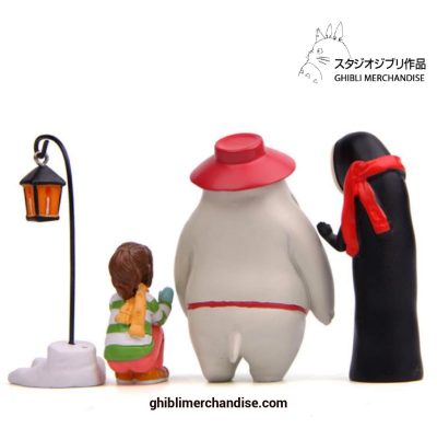 Studio Ghibli Winter Spirited Away No Face Man Resin Action Figures