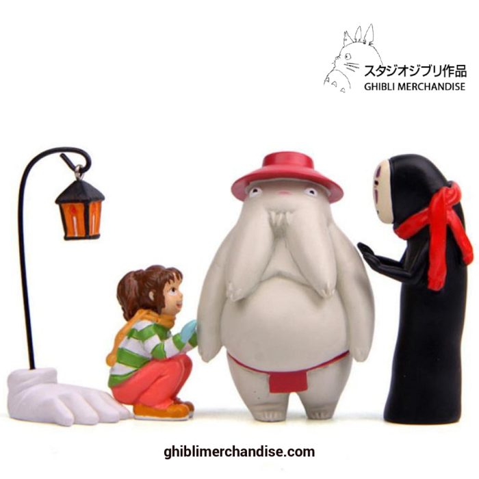 Studio Ghibli Winter Spirited Away No Face Man Resin Action Figures