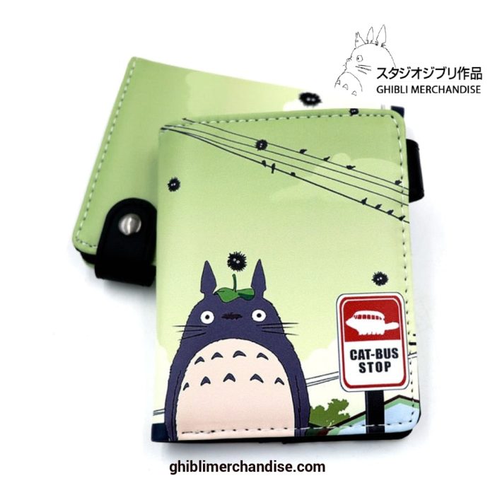 Totoro Waiting For The Bus Wallet