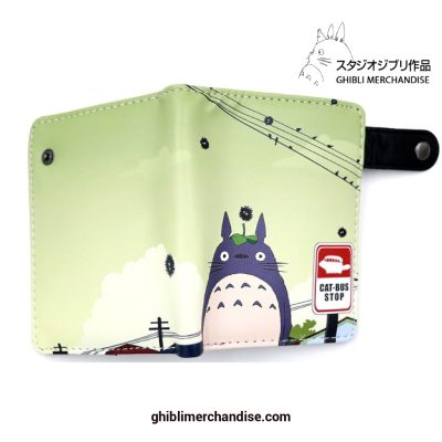 Totoro Waiting For The Bus Wallet