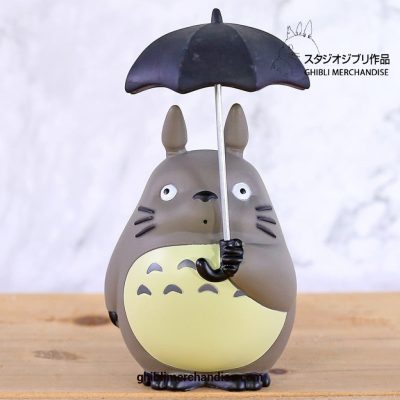 Totoro With Umbrella Pvc Figure Collectible Model Toy