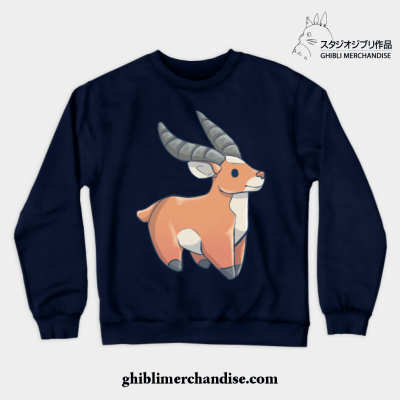 Yakul Chibi Crewneck Sweatshirt Navy Blue / S