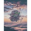 Howl's Moving Castle Sky Canvas Wall Art Home Decor