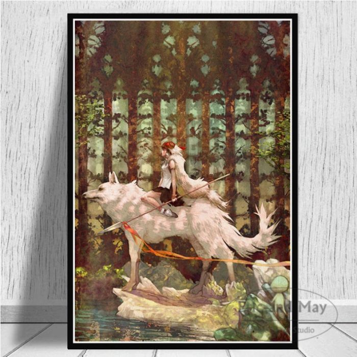 Princess Mononoke Forest Wall Art Home Decor