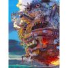 Ship Howls Moving Castle Canvas Wall Art Home Decor 2 - Studio Ghibli Store