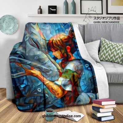 Abstract Spirited Away Blanket