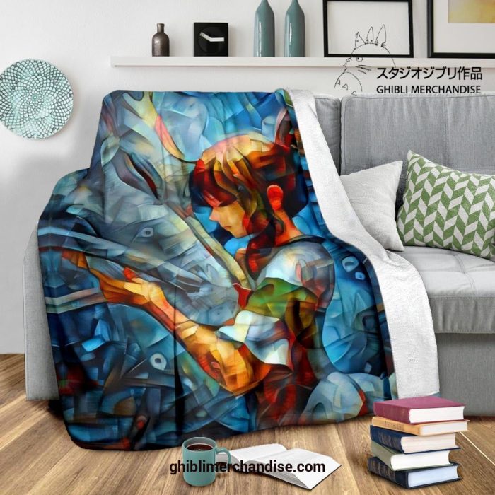 Abstract Spirited Away Blanket