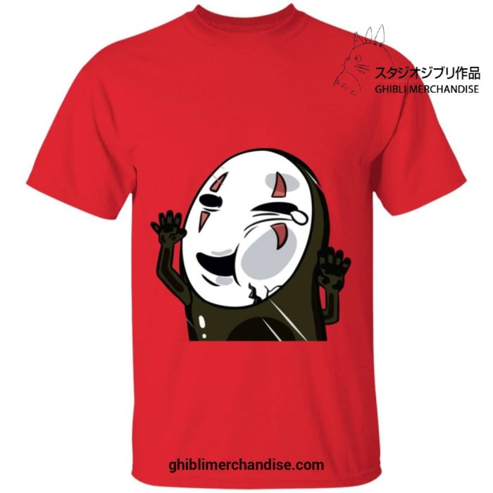 Cute Trapped No Face T-Shirt Red / S