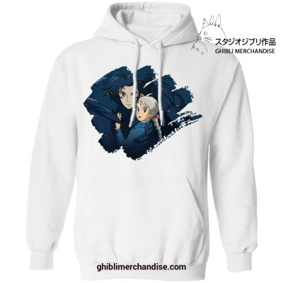 Dark Howl And Sophie Hoodie White / S