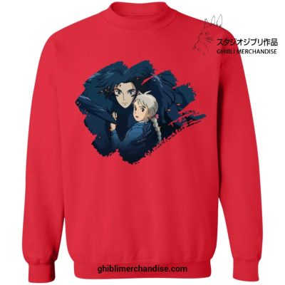 Dark Howl And Sophie Sweatshirt Red / S