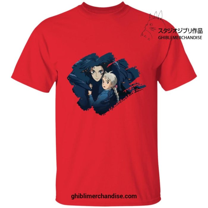 Dark Howl And Sophie T-Shirt Red / S