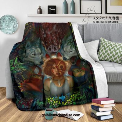 Fearless Princess Mononoke Blanket