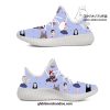 Ghibli Character Light Blue Yeezy Shoes Air Force