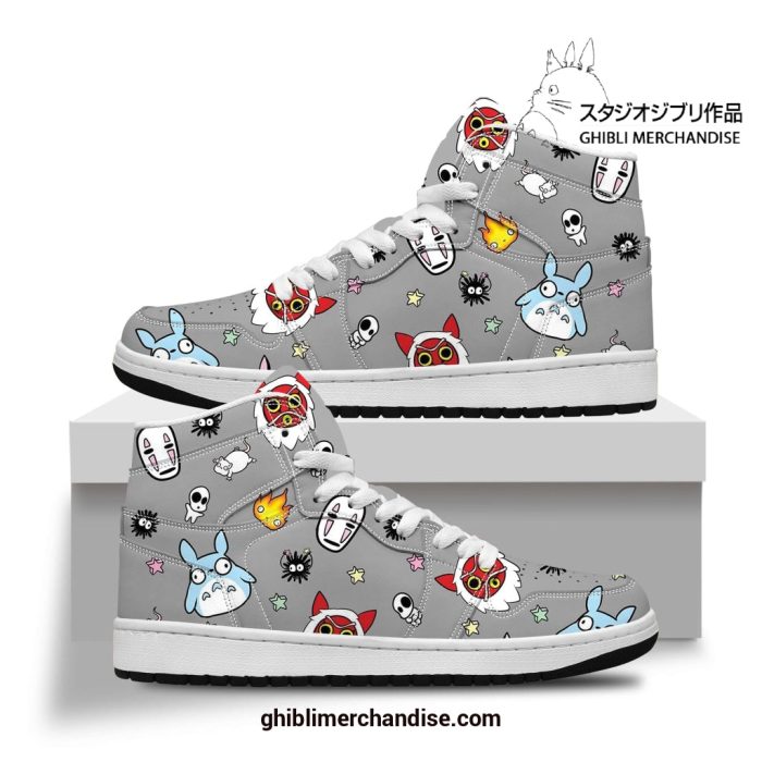 Ghibli Characters Grey Aj Shoes Air Force