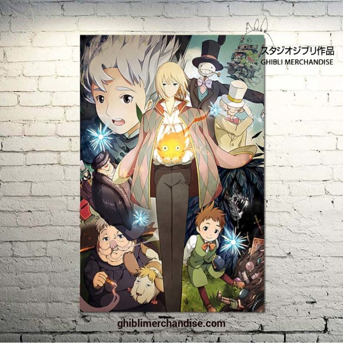 Ghibli Series Characters Canvas Wall Art Home Decor 21X30Cm No Frame