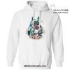 Ghibli World In Totoro Shape Hoodie White / S