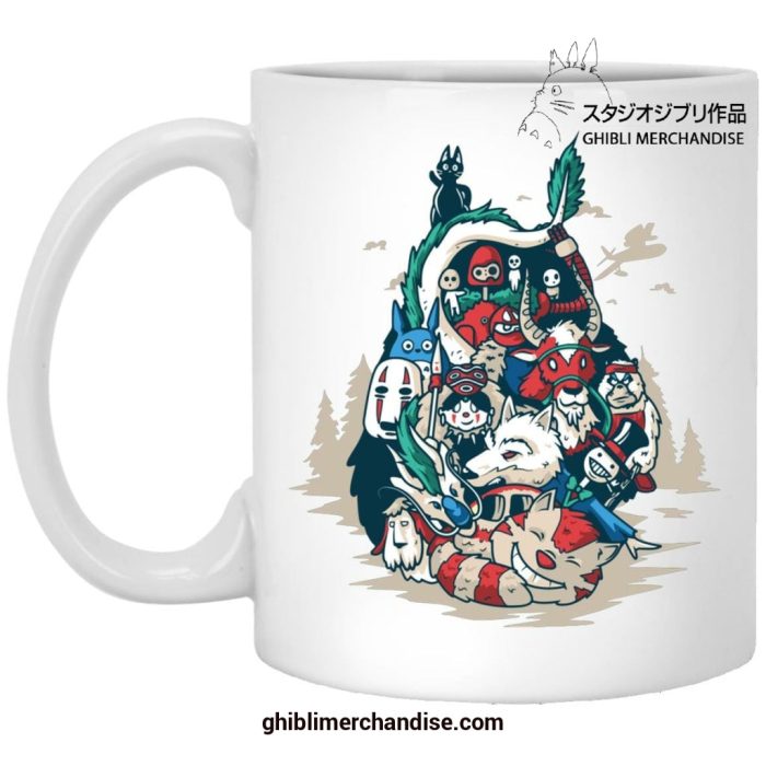 Ghibli World In Totoro Shape Mug