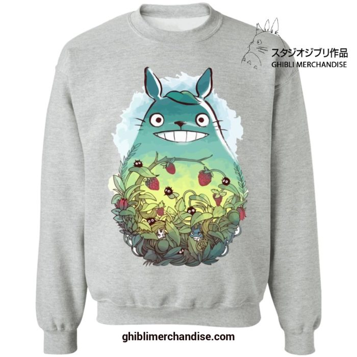 Green Garden Mug In Totoro Sweatshirt Gray / S